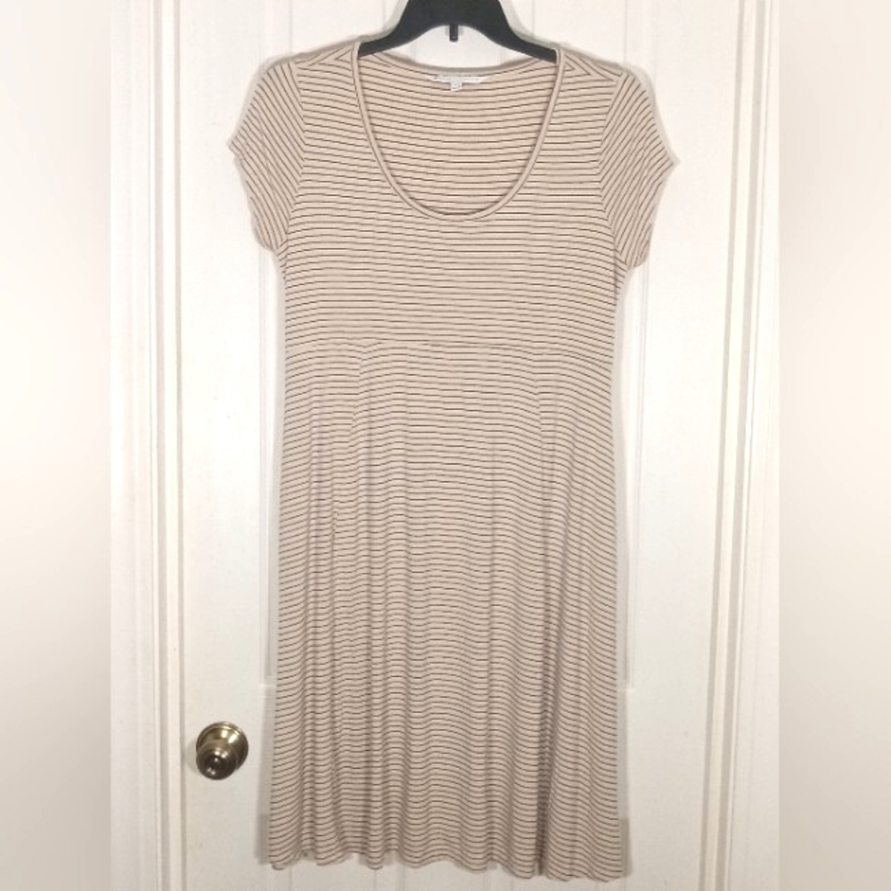 The Nines By HATCH Knit Striped Maternity Dress